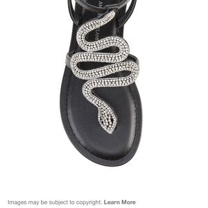 Rhinestone Snake Sandals Women’s Size 10